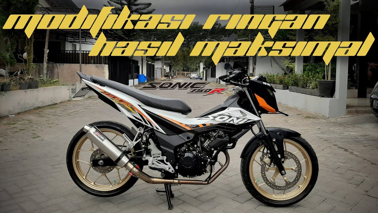 Modifikasi Sonic 150r Modif Ringan Hasil Maksimal Hondasonic Wicakmotovlog Youtube