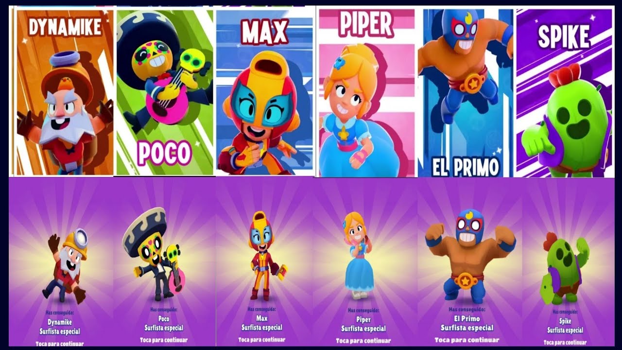 how to get the subway surfers skins in brawl stars