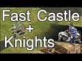 AoE2 Build Order | Fast Castle into Knights!