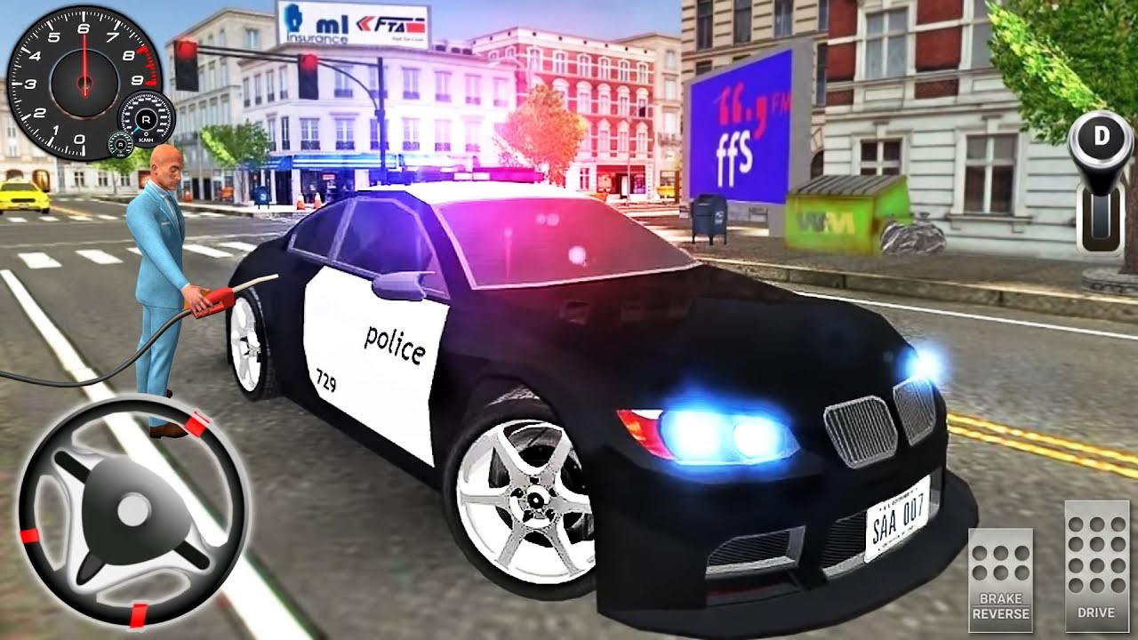 Jogo de Carro (Brincando com Carros) - Police Drift Car Driving Simulator 