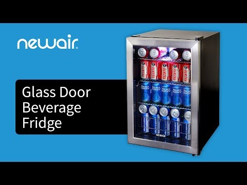 90 Can Glass Door Beverage Fridge | NewAir AB-850