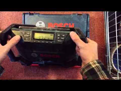 Bosch Gml 10 8v Jobsite Radio Youtube