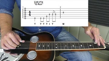 "Licks in G" | Beginner| Dobro Lesson Preview