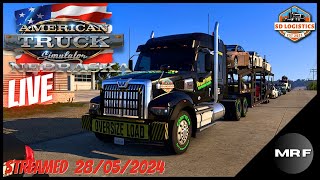 Cruising Nebraska | American Truck Simulator 🔴LIVE #10 | Streamed 23/05/2024