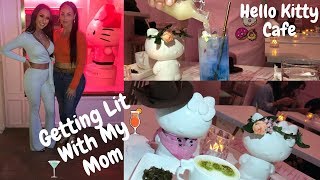 Getting Litty With My Mom At The Hello Kitty Cafe