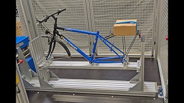 Testing of bicycle racks according to EN ISO 11243
