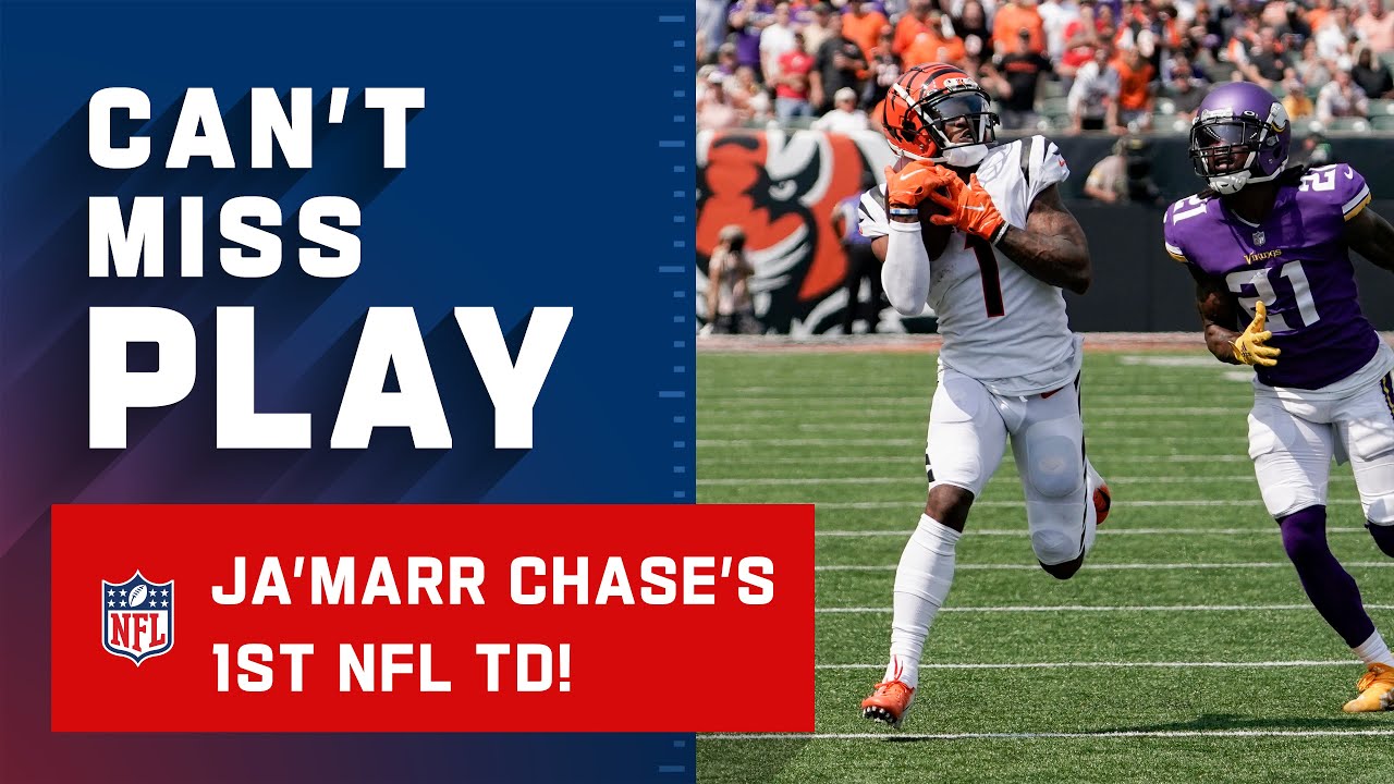 The Vibes Are Absolutely Immaculate Ja'Marr Chase's 1st NFL TD Catch