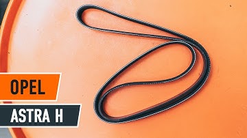 Hvordan bytte multireim der på OPEL ASTRA H Sedan [AUTODOC-VIDEOLEKSJONER]