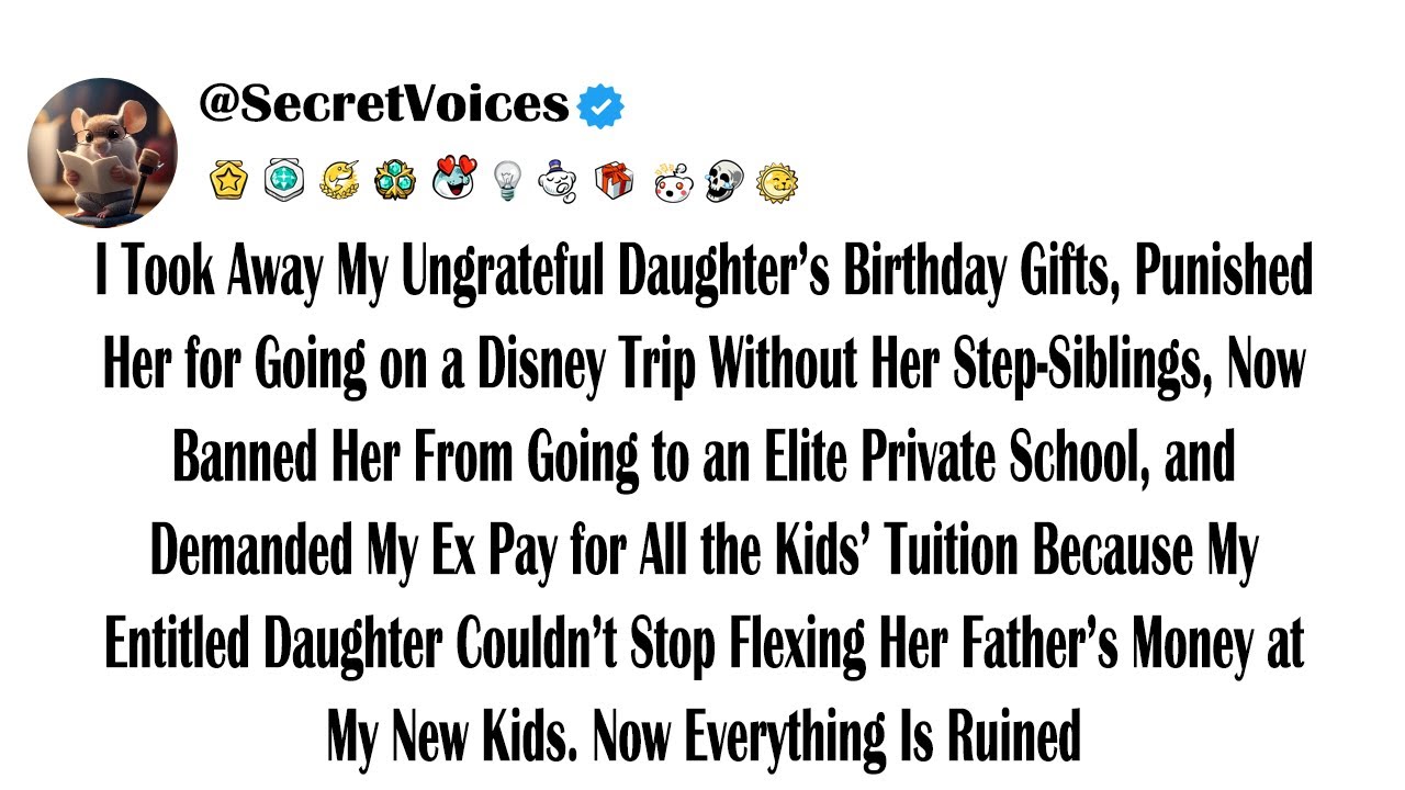 I Took Away My Ungrateful Daughter’s Birthday Gifts, Punished Her for Going on a Disney Trip With...