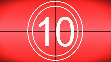 Digital Countdown timer // 10seconds with sound effect