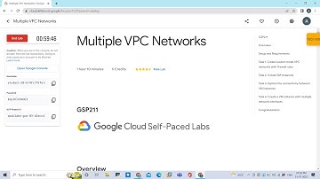 Multiple VPC Networks #gcp #qwiklabs #quests #googlecloudplatform