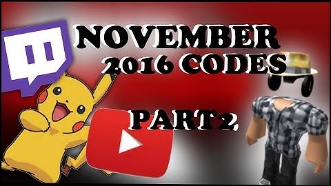 Roblox Twisted Murderer November codes 2016