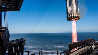 SpaceX Starship Flight 7 with DRONE CAM and PAD CAM