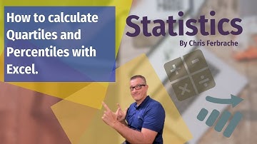 Statistics - How to calculate Quartiles and Percentiles with Excel.
