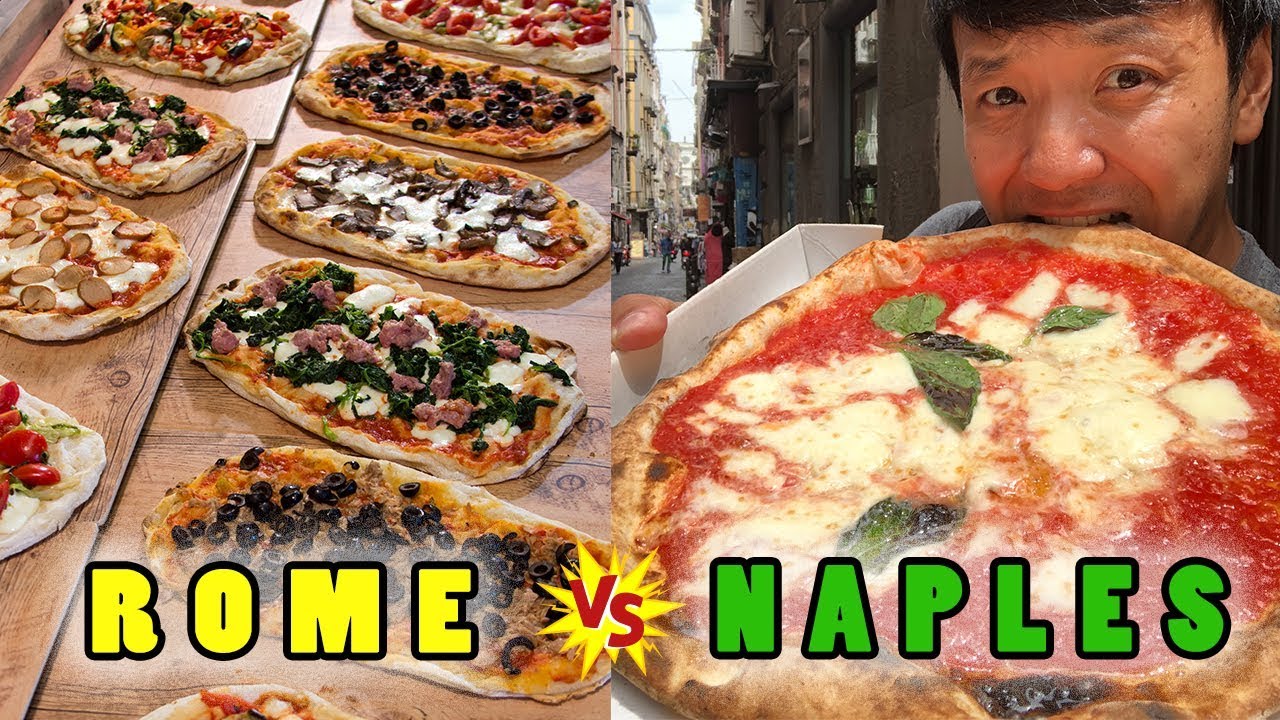 BEST PIZZA in ITALY! NAPLES Pizza vs. ROME Pizza! | Strictly Dumpling