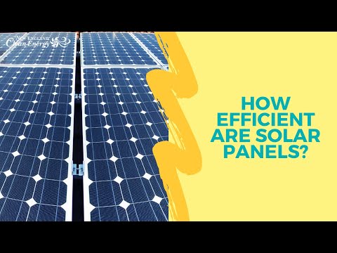 How Efficient Are Solar Panels? | New England Clean Energy Inc.