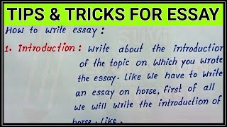 How to Write Essay || Tips and Tricks for Essay writing || 5 Trick for Essay writing || Write Essay screenshot 5