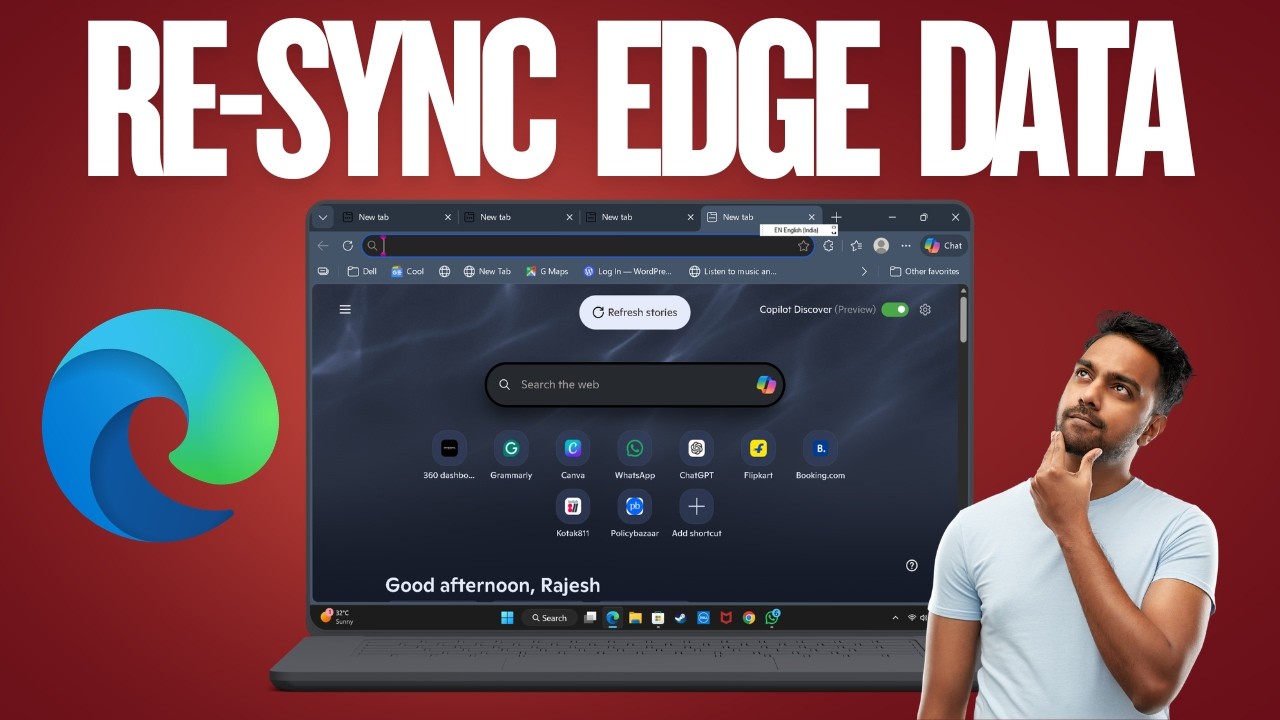 How to Reset Sync Data from Microsoft Servers in Edge Browser on Windows 11 