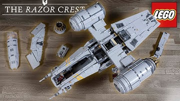 Building the UCS Razor Crest in 8 minutes | LEGO Star Wars