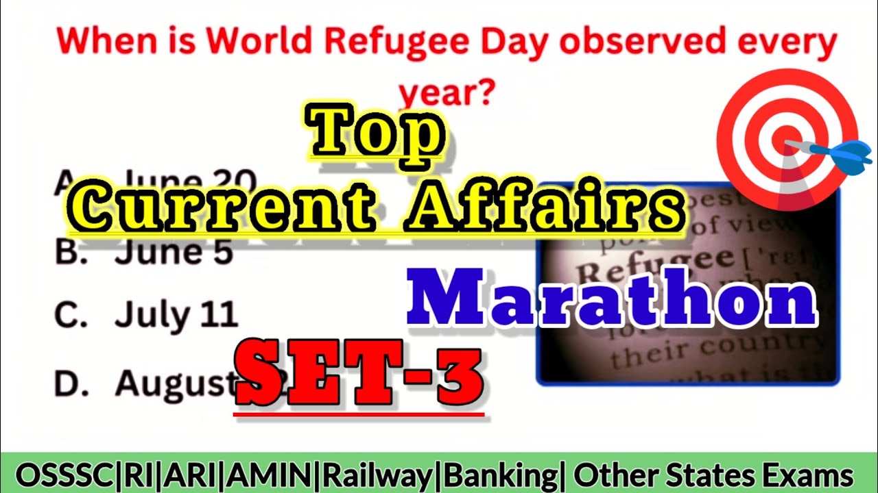 🔥 Top Important Current Affairs 2025 | 50 MCQs Mega Marathon - SET -1 #competitiveexams #ssc #gkquiz