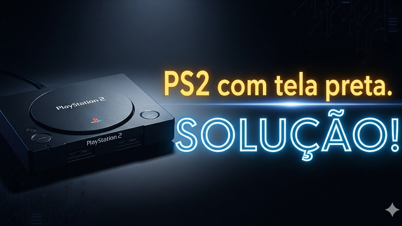 PS2 TELA PRETA: SOLUÇÃO DEFINITIVA! Consertar Fácil em 5 Minutos 🔥! 