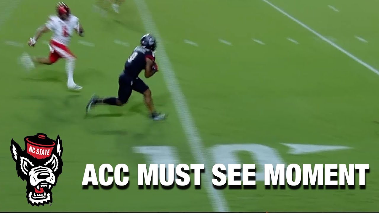 NC State Thayer Thomas Shows Off His QB Skills Throwing For A TD | Must See Moment