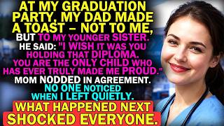 My Dad HUMILIATED Me at My Own Graduation to Praise My Sister — 230 Witnesses Left Him SPEECHLESS