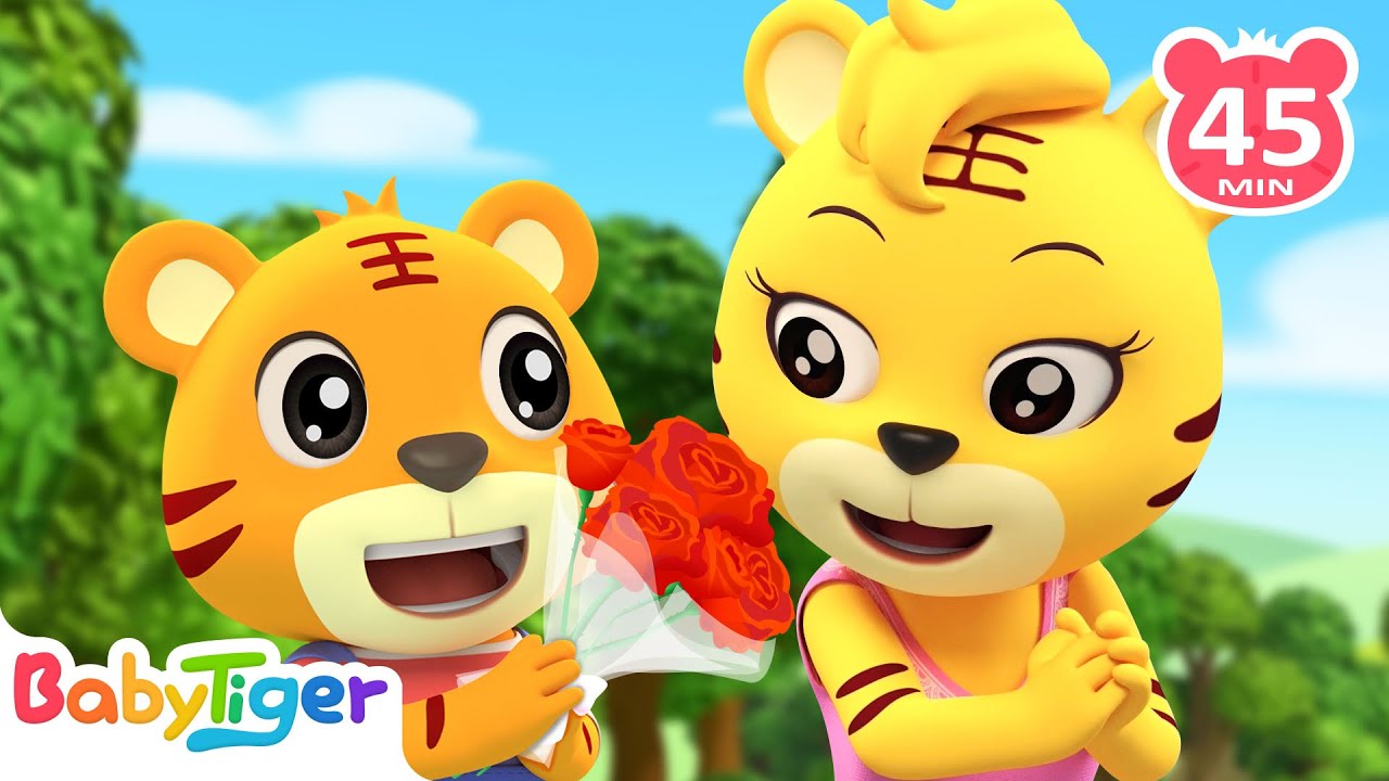 玫瑰送媽媽 + 更多兒歌🎵 | 糖果屋裏的小老虎 | 經典兒歌 | Kids Song | Top熱門兒歌🔥 | 童謠串燒 | 貝樂虎BabyTiger