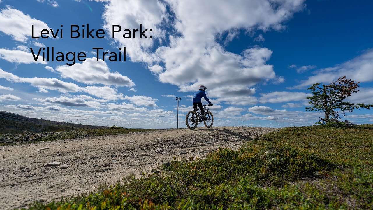 Levi Bike Park - Village Trail + Blue Groove Downhill Trails - YouTube