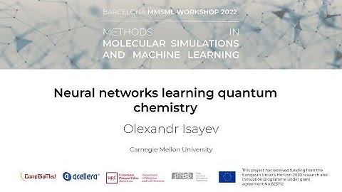 Neural networks learning quantum chemistry by O. Isayev