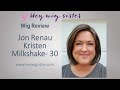 Jon Renau Kristen in the color Milkshake 30 | Gray / Salt and Pepper wig review!  Lace front ONLY
