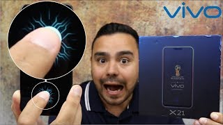 O FUTURO CHEGOU! VIVO X21 - LEITOR DE IMPRESSÃO DIGITAL NA TELA - UNBOXING