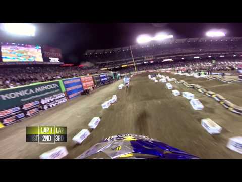 GoPro HD James Stewart Main Event 2014 Monster Energy Supercross from Anaheim 2