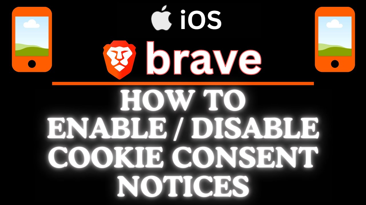 How to Enable or Disable Cookie Consent Notices on the Brave Browser on iPhone | iOS Tutorial