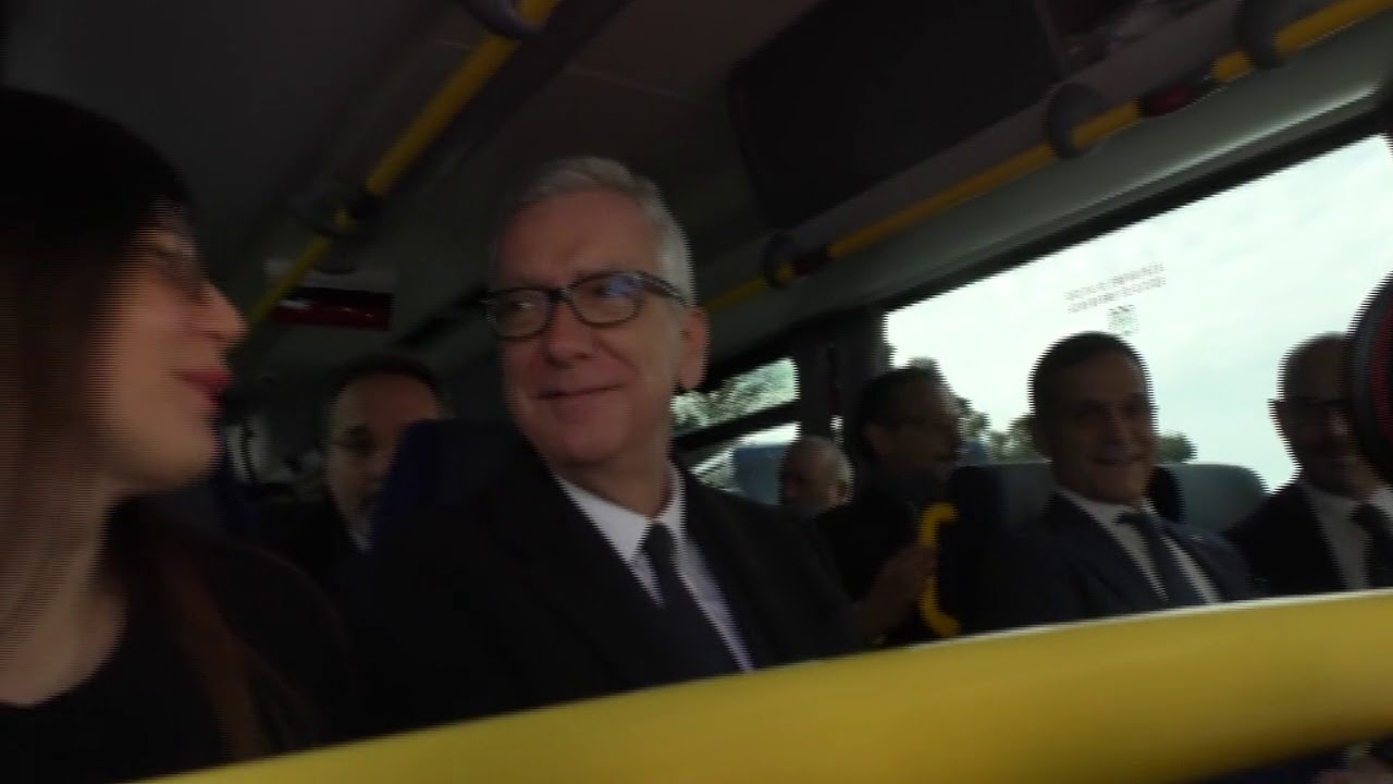 Intervista Francesco Pigliaru su nuovi autobus ARST 24 11 18