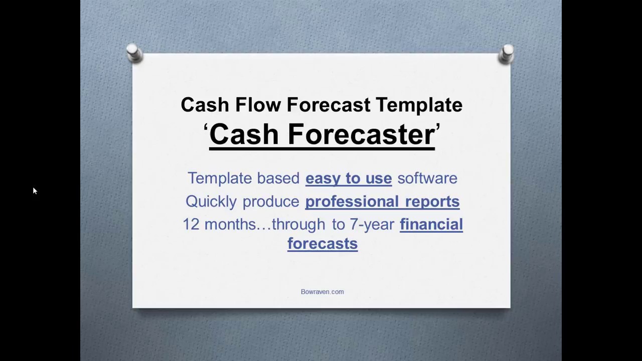 cash flow forecast template youtube cash flow forecasts template