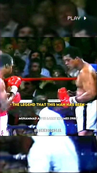 Muhammad Ali vs Larry Holmes BEFORE and AFTER Sickness! ππ₯