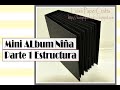 Mini Album para Niña Parte 1: Estructura | Tutorial Scrapbook | Luisa PaperCrafts