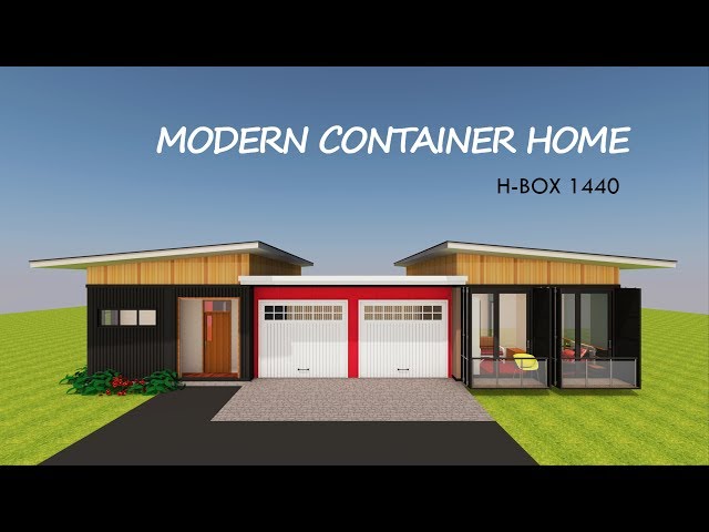 3 Bedroom Container Home Design With Floor Plan- Sheltermode - Youtube