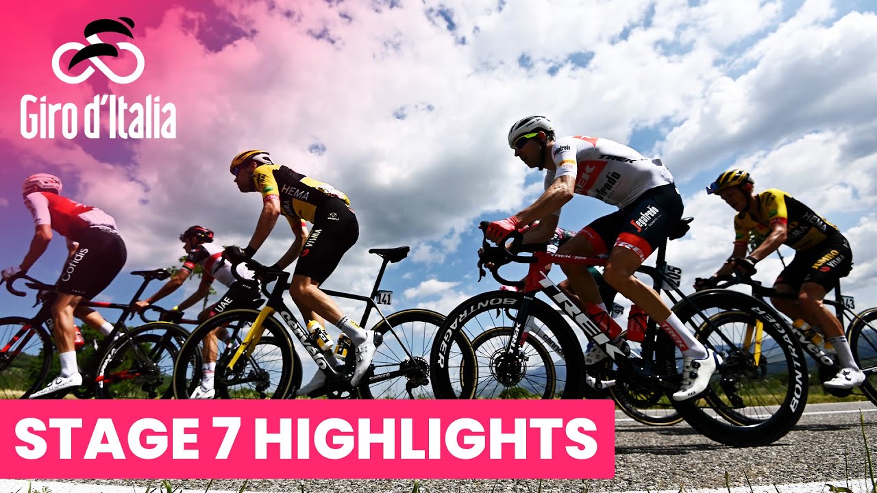 Jumbo-Vismas Koen Bouwman wins impressive stage in Potenza 2022 Giro dItalia - Stage 7 Highlights