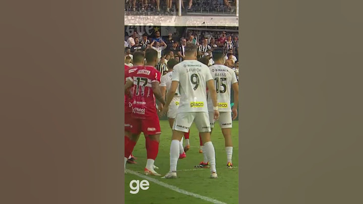 TORCIDA DO SANTOS CONTRA CARILLE 🗣️SANTOS X CRB | #SHORTS | ge.globo
