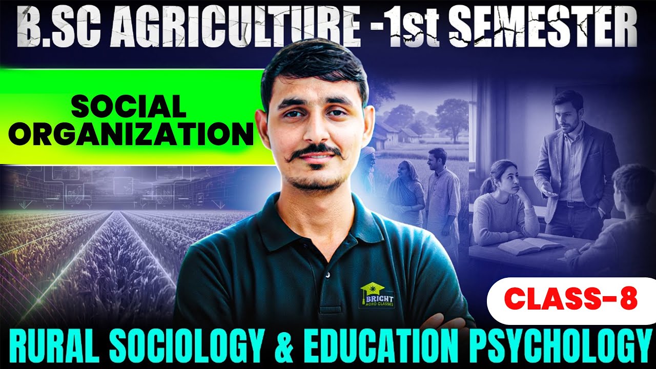 rural sociology & educational psychology  bsc agriculture 1st semester | RURAL SOCIOLOGY