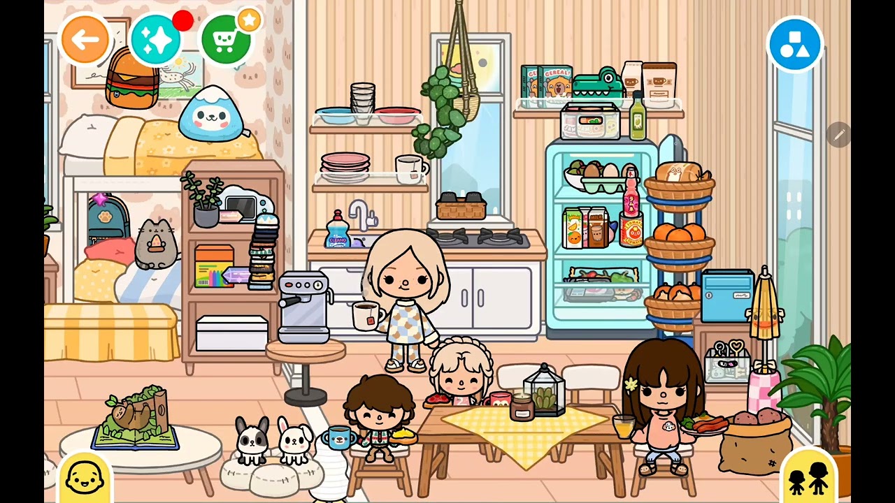 Sabah rutiniiii !! 🤍🤏🏻🏡 Toca Fairyy | Toca Life World