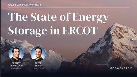 The State of Energy Storage in ERCOT | Livestream