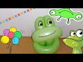 Лягушка из ШДМ (шаров для моделирования) Аэродизайн или Твистинг. Rana de globos. Balloon frog.