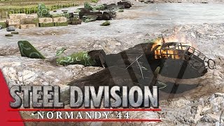 Airfield Duel! Steel Division: Normandy 44 Beta Gameplay #51 (Carpiquet, 1v1)