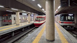 [3車並び] 長野電鉄 8500系 T3編成 普通 須坂行き 長野発車