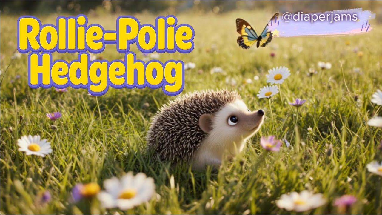 Rollie-Polie Hedgehog | Kids Song | DiaperJams