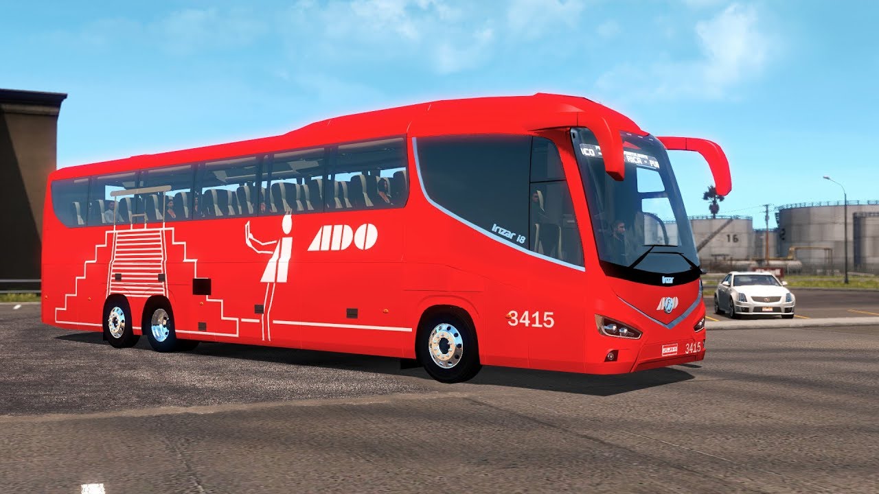 Bus Irizar i8 de línea ADO | Viajando de Durango hacia Zacatecas, México