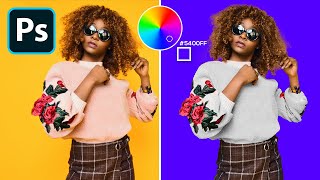 Photoshop Tutorial: How To Change Background Colour (Quick & Simple) screenshot 4